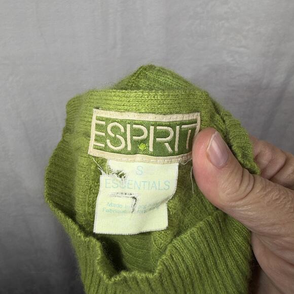 Vintage 80s ESPRIT Pullover Sweater Womens Small Lambswool Angora Blend - Picture 12 of 12